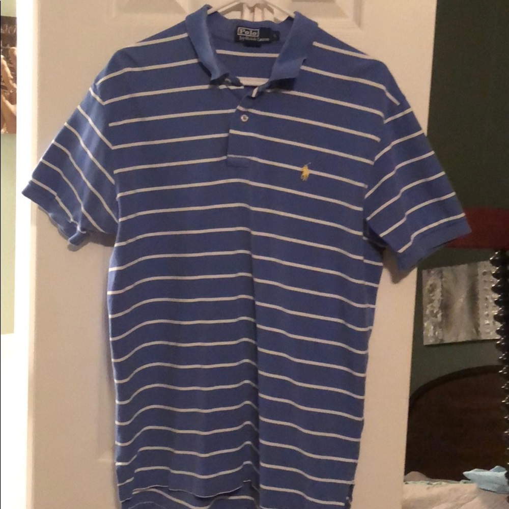 Men’s Large Polo— beautiful blue color